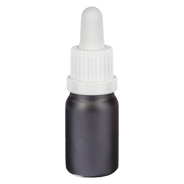 Frasco pipeta de 5ml branco com tampa inviolável BlackLine UT18/5