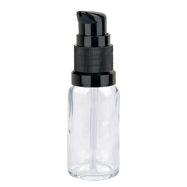 Frasco doseador de 20 ml preto com tampa standard ClearLine UT18/20 Frasco doseador de 20 ml preto com tampa standard ClearLine UT18/20