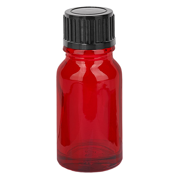 Frasco de 10 ml com tampa de rosca de 11 mm preta Standard RedLine UT18/10