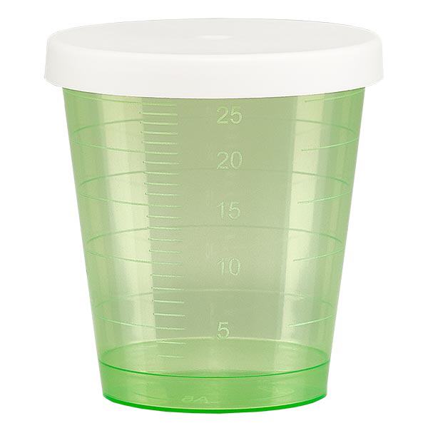 Copo para medicamentos verde 30ml Copo para medicamentos verde 30ml