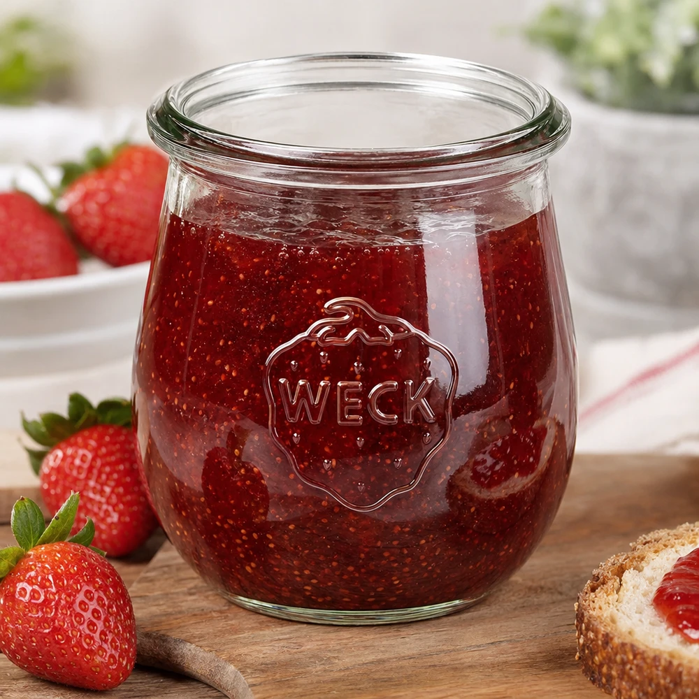 Frasco tulipa de 220ml WECK RR60 Frasco tulipa de 220ml WECK RR60