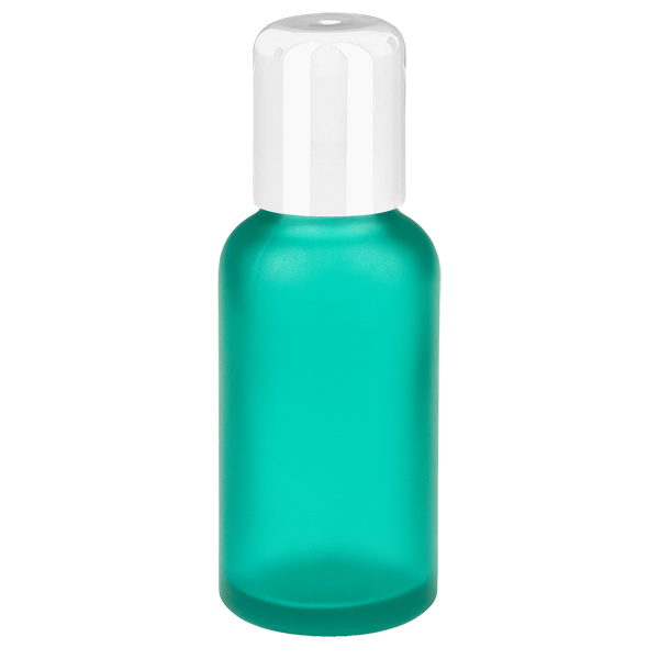 Frasco roll-on de 30 ml branco com tampa standard GreenLine UT18/30