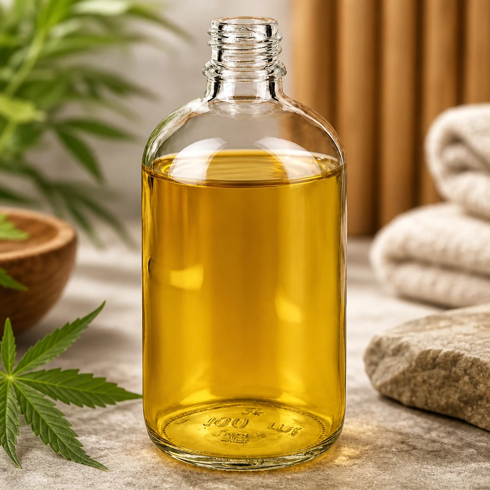 Frasco de vidro transparente 100ml DIN 18 Frasco de boticário ApoGlas de 100 ml em vidro de cor âmbar para proteção contra a luz UV e a oxidação