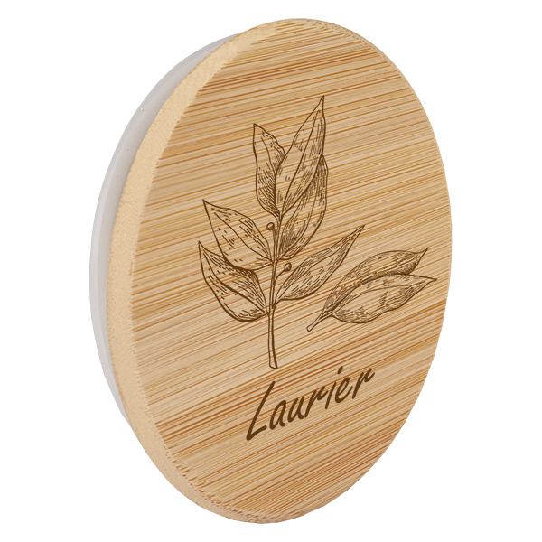 Boina em madeira "Laurier" para WECK RR60 Boina em madeira "Laurier" para WECK RR60