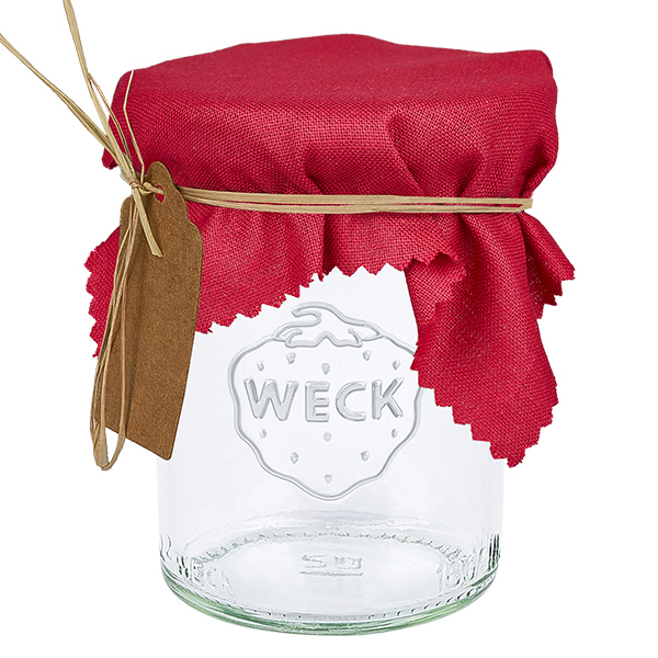 Pano para jóias em tecido bordeaux quadrado de 12 cm