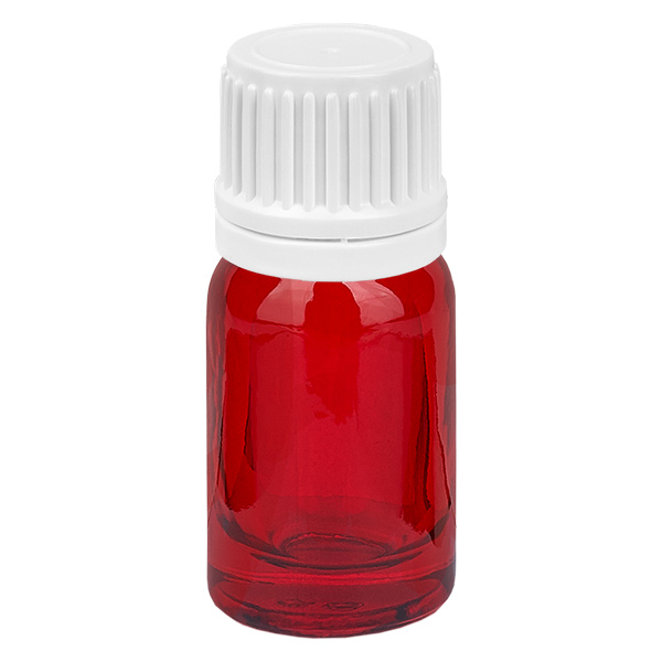 Frasco de 5 ml com 11 mm de tampa de rosca branca inviolável RedLine UT18/5