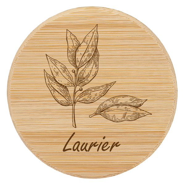 Boina em madeira "Laurier" para WECK RR60 Boina em madeira "Laurier" para WECK RR60