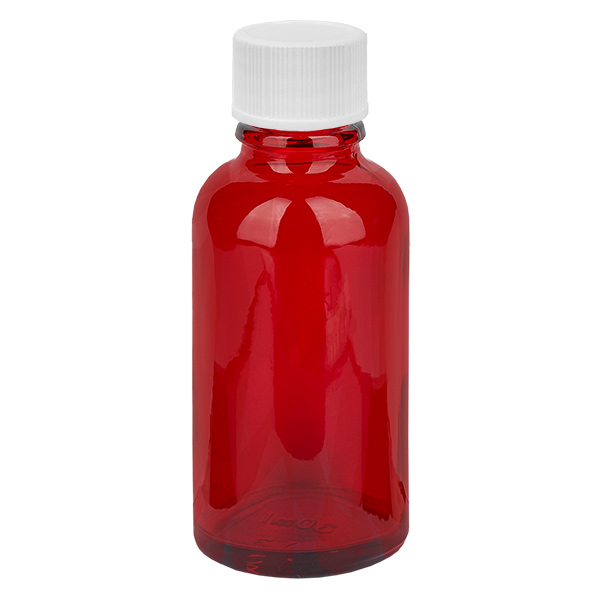 Frasco de 30ml com tampa de rosca de 11mm branco standard RedLine UT18/30