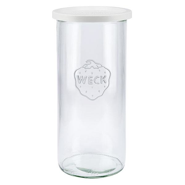 Copos de vidro de 1500ml com tampa fresca WECK RR100