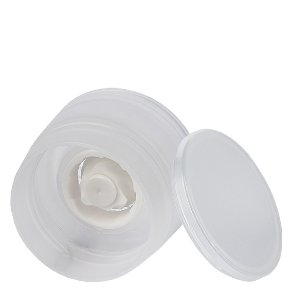 Tampa do frasco de sal/picante com moinho grosso branco