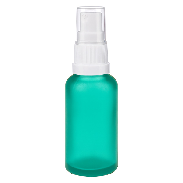 Frasco spray de 30 ml branco/transparente com tampa standard GreenLine UT18/30