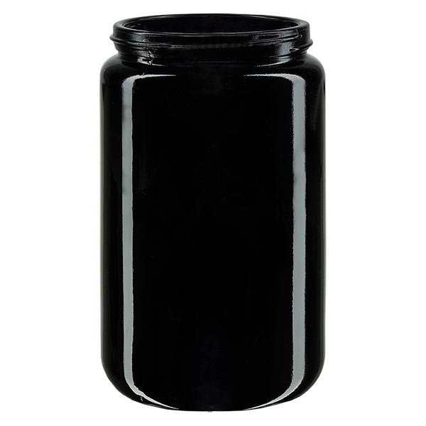 Frasco de gargalo largo+ vidro violeta 400ml, sem tampa