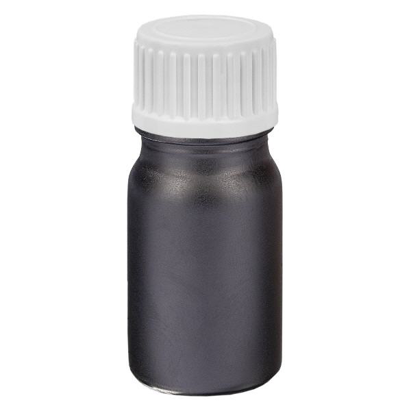 Frasco conta-gotas de 5ml branco de 0,9mm com fecho standard BlackLine UT18/5