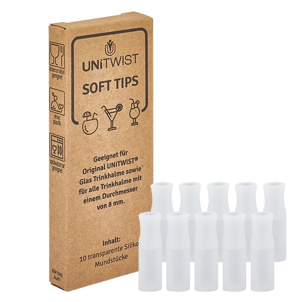 Pontas macias (caixa de 10) para palhinhas UNiTWIST Pontas macias (caixa de 10) para palhinhas UNiTWIST