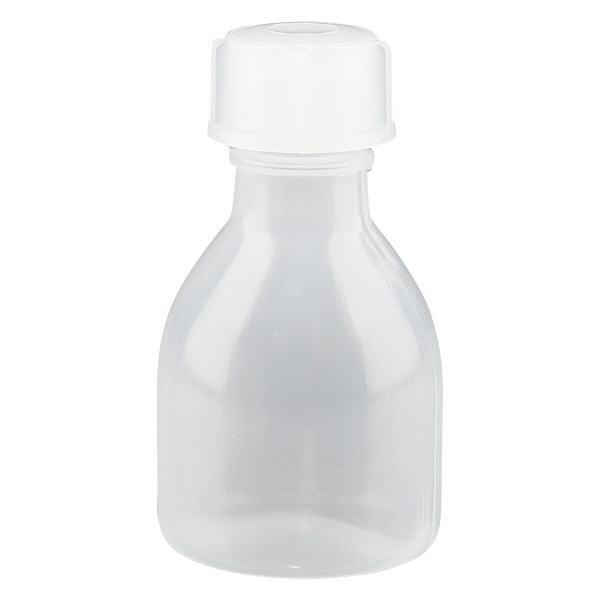 Frasco de 20ml com tampa de rosca, frasco de laboratório com gargalo estreito