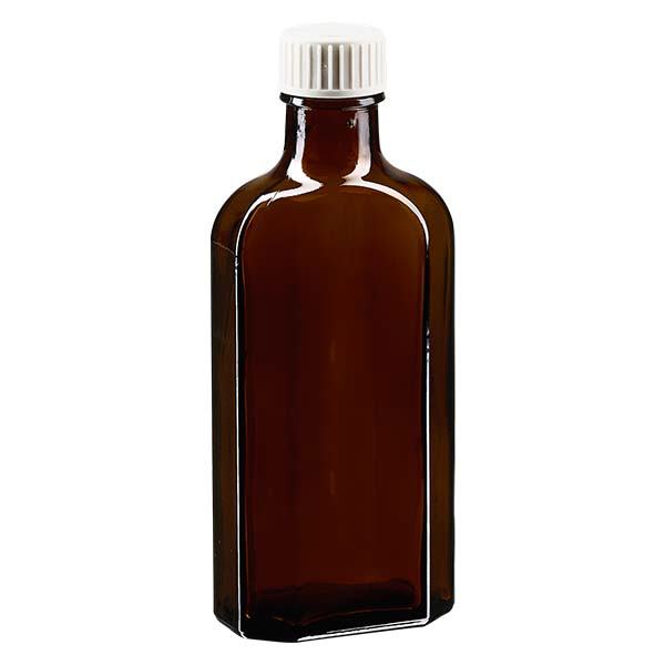 125 ml Meplat tampa de rosca castanha com inserção de espuma PE 125 ml Meplat tampa de rosca castanha com inserção de espuma PE