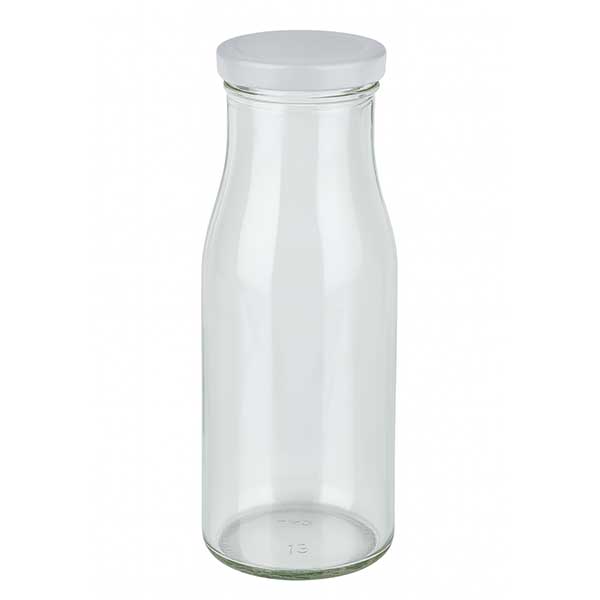 Frasco de 150 ml com tampa BasicSeal branco UNiTWIST