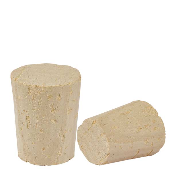 Rolha de cortiça para abertura de 19mm (ø18/22, H=26mm)