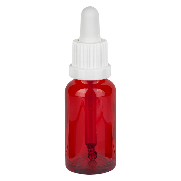 Frasco pipeta de 20 ml branco com fecho inviolável RedLine UT18/20