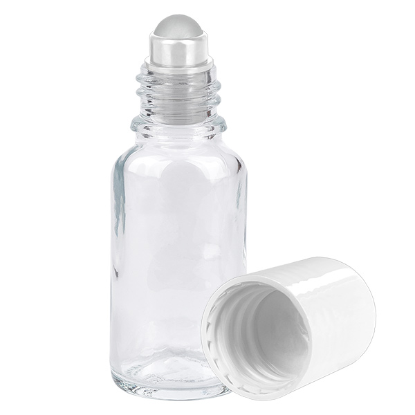 Frasco de 20 ml com tampa standard branca ClearLine UT18/20 Frasco de 20 ml com tampa standard branca ClearLine UT18/20