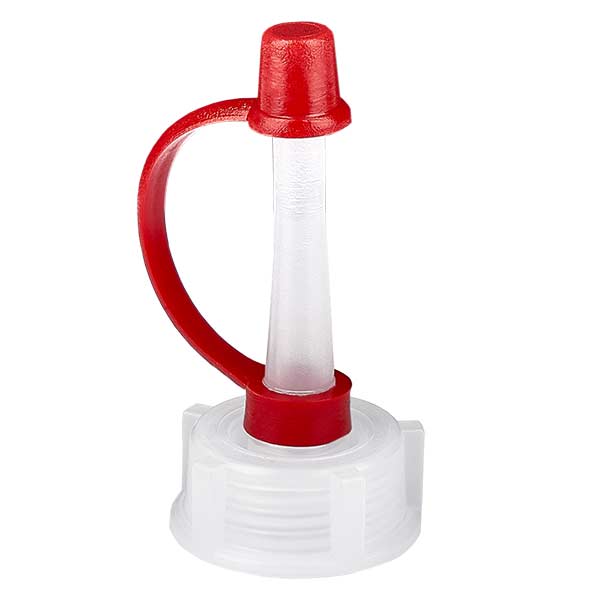 Tampa com conta-gotas para frascos de laboratório de gargalo estreito 10-30ml