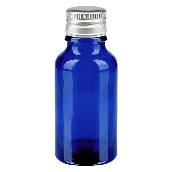 Frasco de 20ml 11mm tampa de rosca alumínio-prata standard BlueL. UT18/20