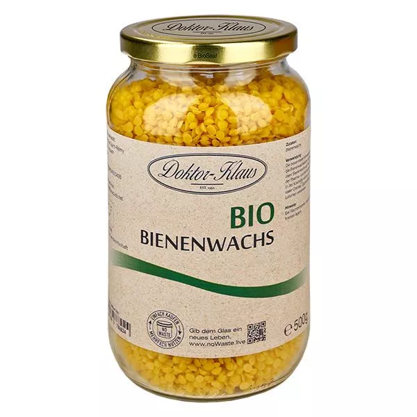 Cera de abelha amarela orgânica 500g Doktor-Klaus noWaste Cera de abelha amarela orgânica 500g Doktor-Klaus noWaste
