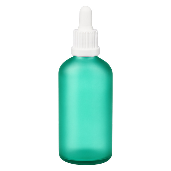 Frasco pipeta de 100ml branco com tampa inviolável GreenLine UT18/100