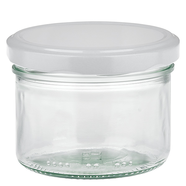 Copo cilíndrico de 230ml + tampa BasicSeal branca UT