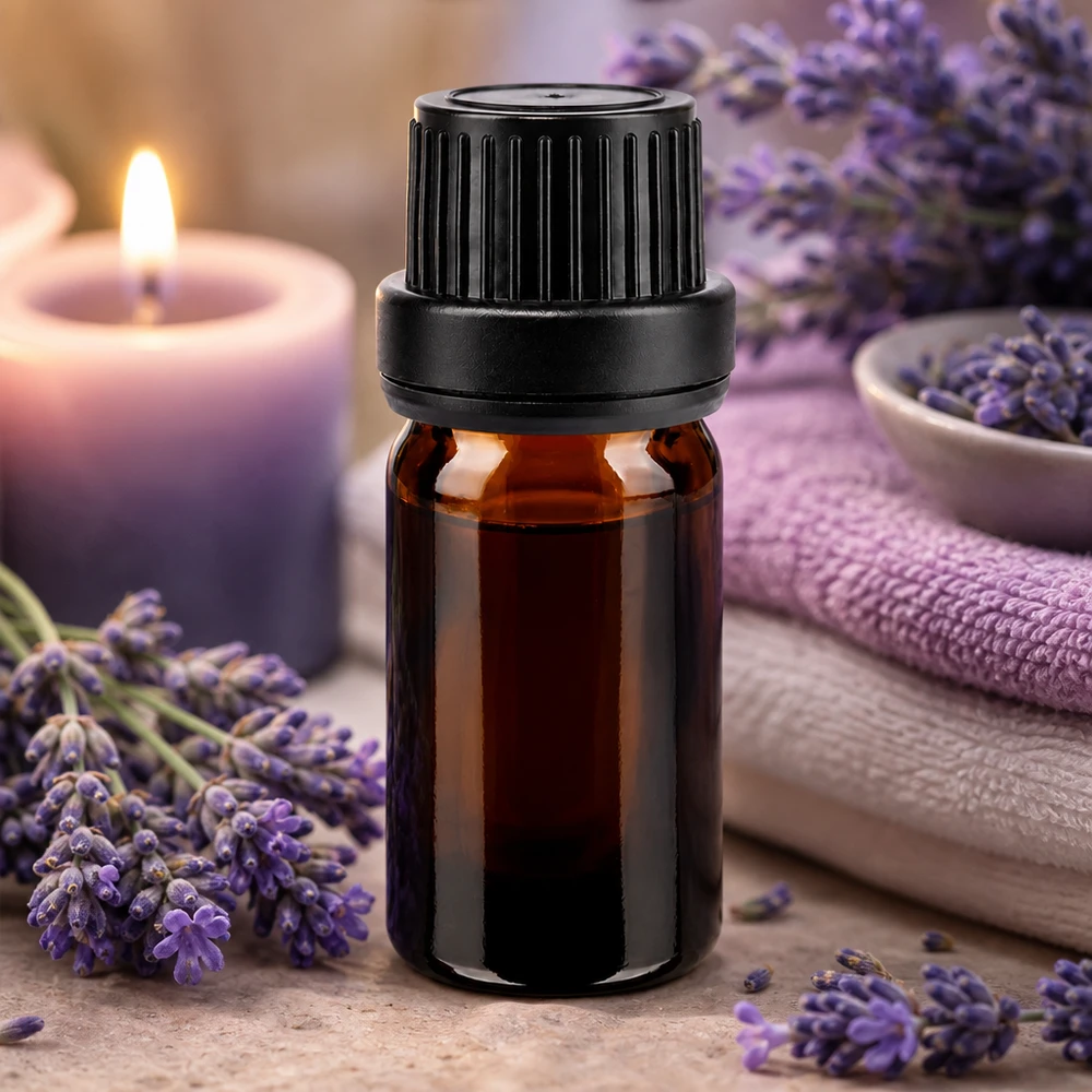 Frasco de farmácia castanho 5ml tampa de rosca preta com fecho inviolável Frasco de farmácia de 5 ml em vidro castanho com tampa OV preta de 11 mm com segurança para crianças, para aromaterapia