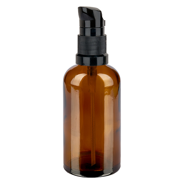 Frasco doseador de 100 ml preto com fecho standard BrownLine UT18/100