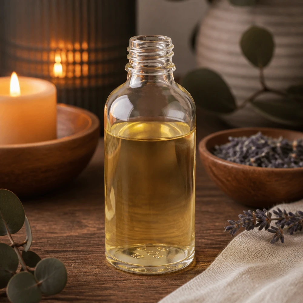 Frasco de vidro transparente 50ml DIN 18 Frasco de farmácia ApoGlas de 50 ml com rosca DIN18 perfeito para cosméticos e naturopatia