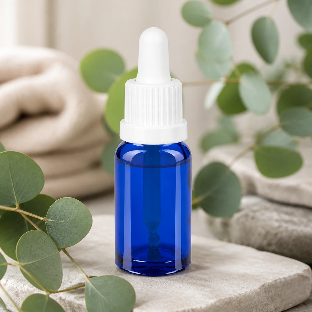 Frasco pipeta de 10ml branco com fecho inviolável BlueLine UT18/10