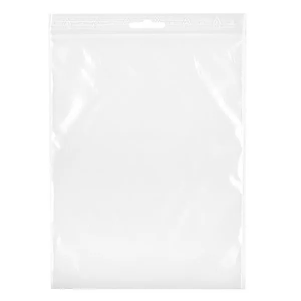 PolyZip com furo Euro (embalagem de 100) 40x60mm/50µm