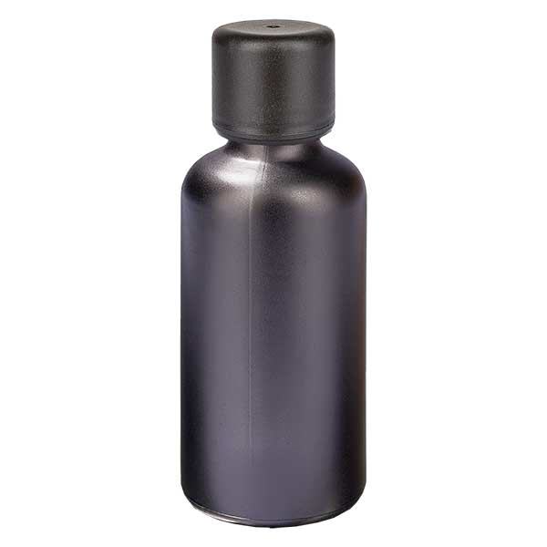 Frasco de 50 ml com tampa de rosca de 6 mm com fecho inviolável BlackLine UT18/50 Frasco de 50 ml com tampa de rosca de 6 mm com fecho inviolável BlackLine UT18/50
