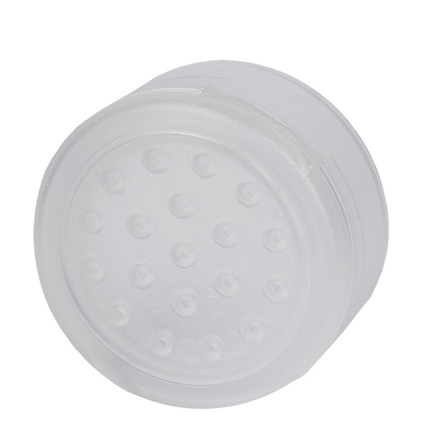 Tampa para frasco de sal e especiarias com agitador branco Tampa para frasco de sal e especiarias com agitador branco