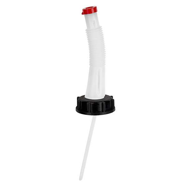 Tubo de saída flexível para bidões com rosca 51 Tubo de saída flexível para bidões com rosca 51