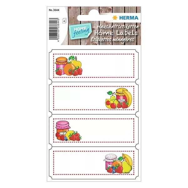 Etiquetas de cozinha "Seleção de frutas" (16 autocolantes) Etiquetas de cozinha "Seleção de frutas" (16 autocolantes)