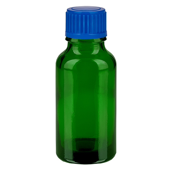 Frasco de 20 ml com tampa de rosca de 11 mm azul Standard GreenLine UT18/20