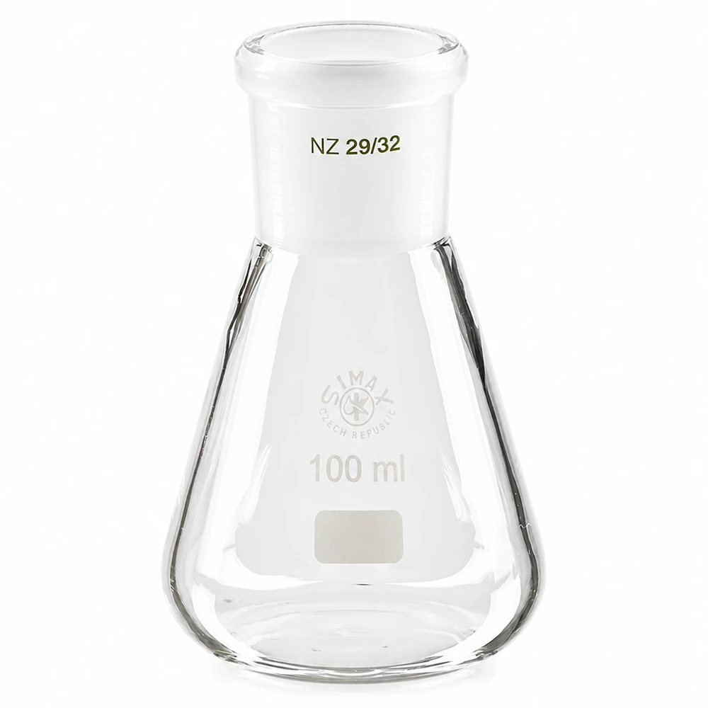 Erlenmeyer 100ml com junta esmerilada standard (29/32)