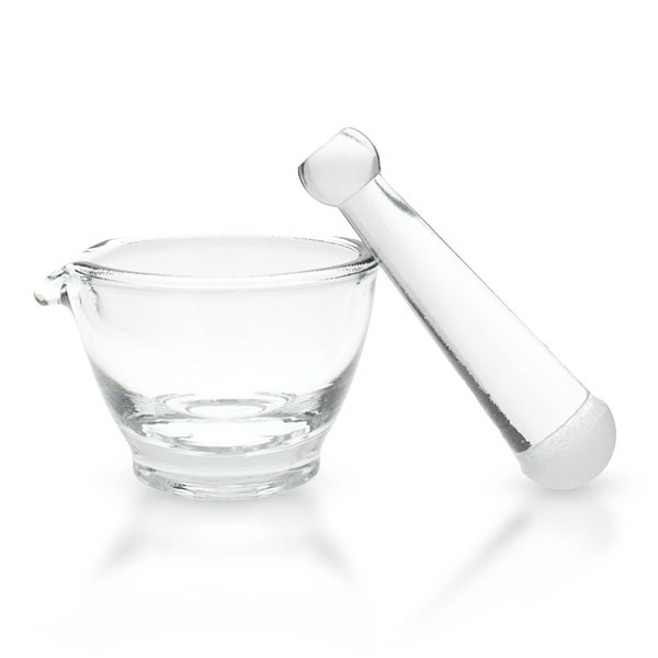 Almofariz e pilão ø80mm, superfície lisa