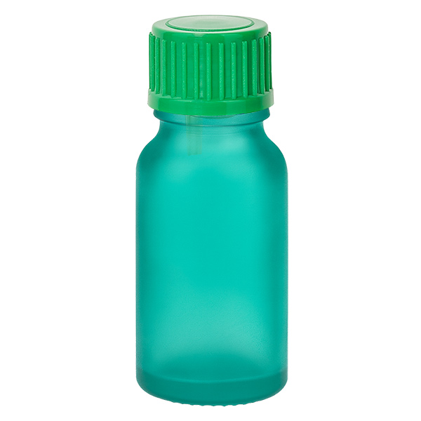 Frasco conta-gotas de 10 ml com tampa standard verde de 0,8 mm GreenLine UT18/10