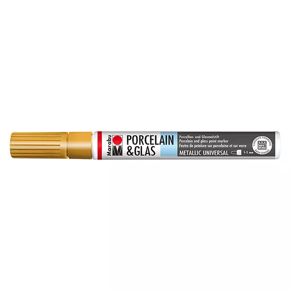 Giz de cera dourado 1-2mm para vidro/porcelana