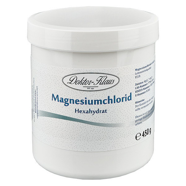 Cloreto de magnésio 450g (E511) Doktor-Klaus Cloreto de magnésio 450g (E511) Doktor-Klaus