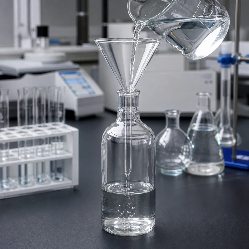Funil ø85mm borosilicato ângulo 60 estilo curto Funil de laboratório profissional de 85 mm fabricado em vidro borossilicato de alta qualidade para uma filtragem segura
