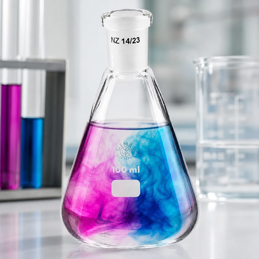 Erlenmeyer 100ml com junta esmerilada standard (14/23)