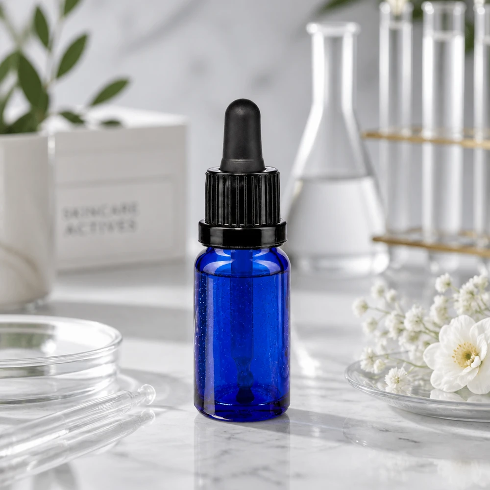 Frasco pipeta de 10 ml preto com fecho inviolável BlueLine UT18/10