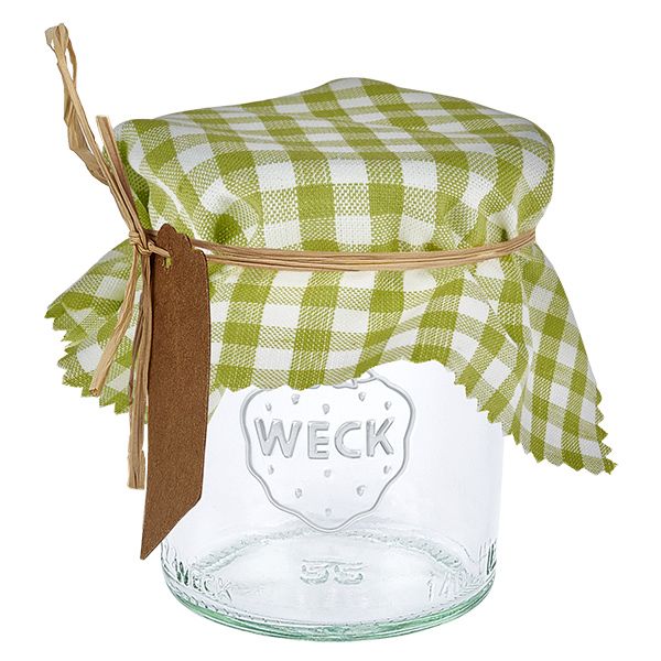 Pano para jóias em tecido quadriculado verde 12cm quadrado