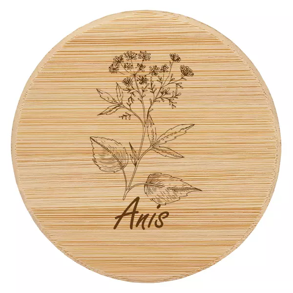 Cobertura em madeira "Anis" para WECK RR60 Cobertura em madeira "Anis" para WECK RR60