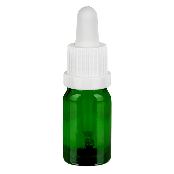 Frasco pipeta de 5 ml branco com fecho inviolável GreenLine UT18/5